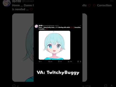 CORRECTION NEEDED 💢 #shorts #vtuber