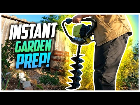 The Absolute Fastest Way To Plant A Fruit Tree Or Transplant In The Ground, Hands Down!!