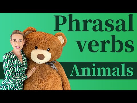 10 COMMON Phrasal verbs with animals  Learn American English IELTS