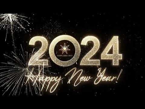 Modern Happy New Year 2024 Countdown Clock | New Year Countdown 2024