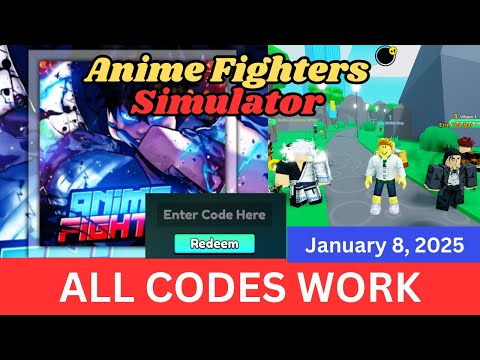 *ALL Codes Work* Anime Fighters Simulator ROBLOX, January 8, 2025