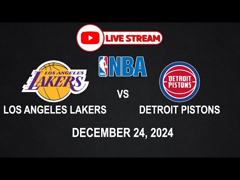 NBA LIVE! LAKERS vs PISTONS | NBA REGULAR SEASON | December 24, 2024 | NBA2K24 Simulation Only