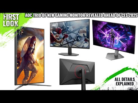 AOC New Gaming Monitors Q25G4S, 27G11ZE3 And AG276QSD Revealed Ahead of CES 2025 - All Details Here