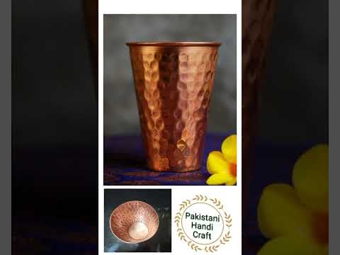 Copper Glass. Pure Copper Glass. Brass Glass. #youtube# YouTube Shorts