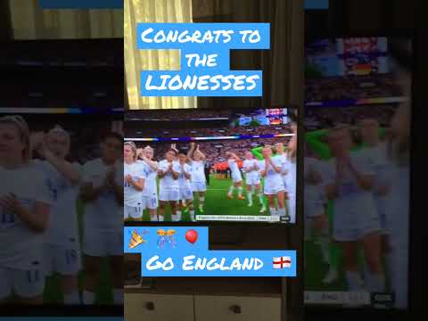 YESSS! England won! Go Lionesses!!!