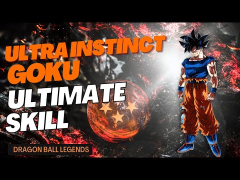 ULTRA INSTINCT GOKU ULTIMATE SKILL DRAGON BALL LEGENDS + REDEEM CODES