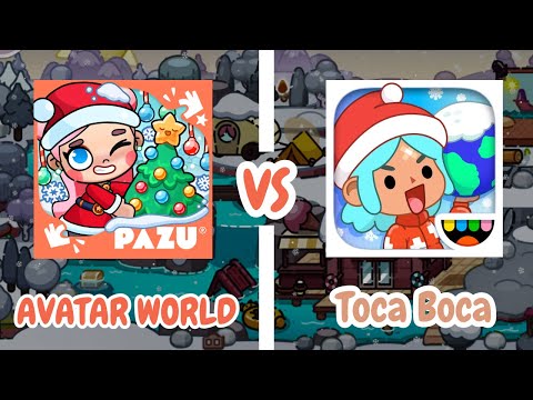 SNOWY! 😍 AVATAR WORLD VS TOCA BOCA ❤️ WINTER SEASON