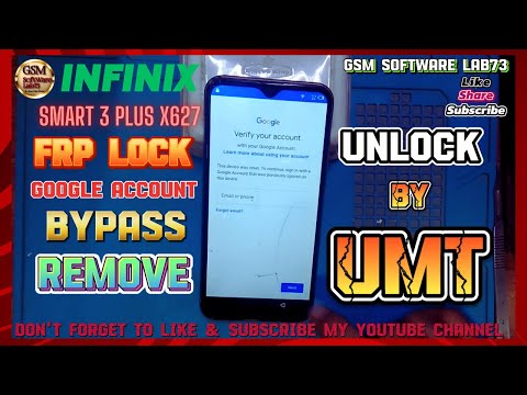 Infinix Smart 3 FRP Bypass|Infinix X627 Google Account Unlock UMT