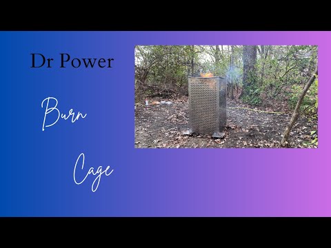 Dr. Power BurnCage XL 42" | Portable Stainless Steel Yard Incinerator