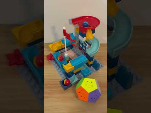 Marble Run ASMR 🔴🟡🔵 907  Satisfying Building Blocks #marblerun #marblerace #asmr