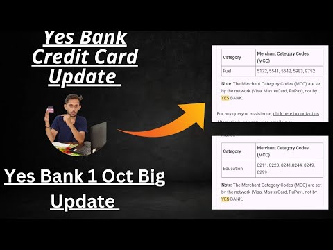 🙋‍♂️😳1 Oct  Big Update Yes Bank Credit Card l यस बैंक ने बदले नियम 😳🙋‍♂️l.