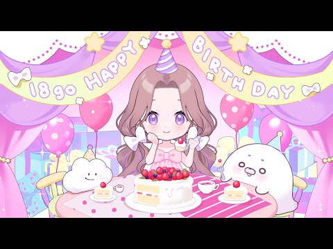 【実写】じゅはち生誕祭💐ケーキ食べながらアネーキと女子会【重大発表】