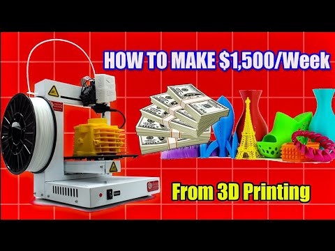 how to Make $1,500/Week from 3D Printing @UncleJessy   @newmrmoney   @AzadChaiwala