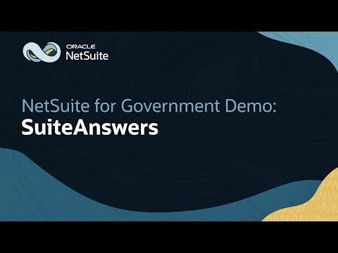 Exploring SuiteAnswers in Oracle NetSuite for Government