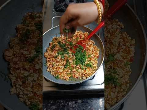 Paneer Bhurji Recipe #shorts