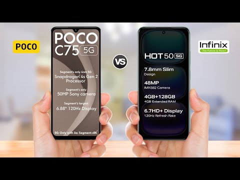 Poco C75 5g vs Infinix Hot 50 5g || Full Comparison