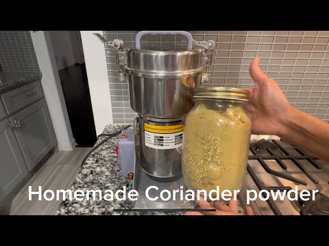 Homemade Coriander Powder