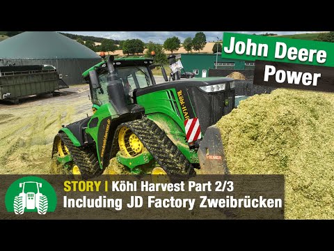 Köhl Harvest Pt 2/3 | John Deere Forage Harvesters | Zweibrücken Factory | Agricultural Contractors