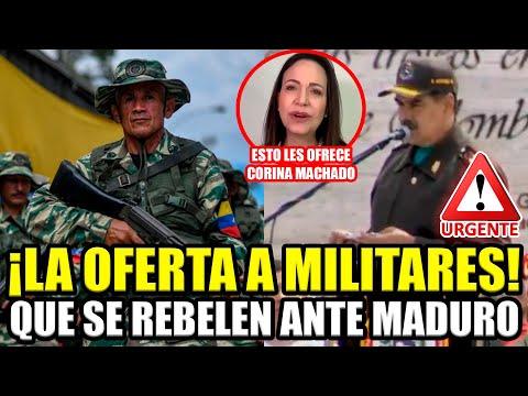 🚨¡URGENTE! NEGOCIACIÓN CON LOS MILITARES PARA REBELARSE ANTE MADURO DE CORINA MACHADO | BREAK POINT