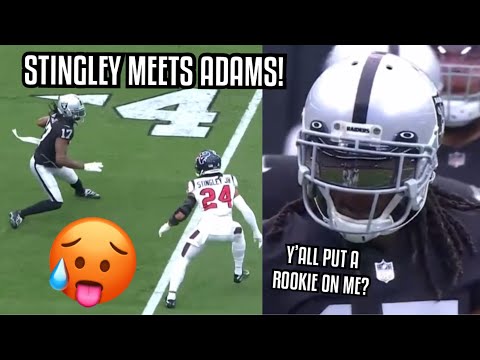 When Derek Stingley Jr MET Davante Adams 🔥 (WR vs CB) Texans Vs Raiders 2022 highlights