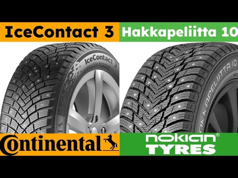 Continental IceContact 3 vs Nokian Hakkapeliitta 10 SUV