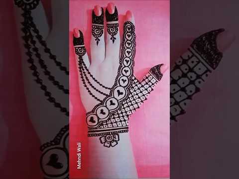 Very Easy Stylish Mehndi Design #mehndi #easymehndi #youtubeshorts #shorts #viral