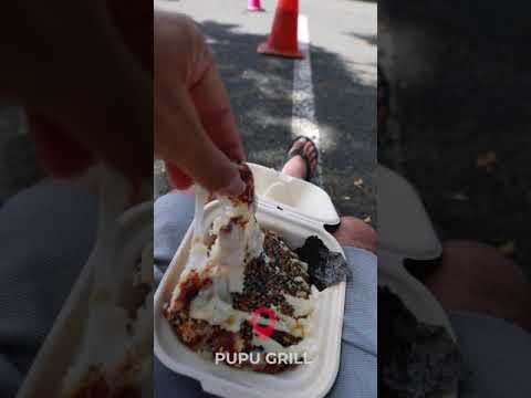 Hawaii Best Eats - Pupu Grill Crispy Musubi #shorts #hawaii #musubi