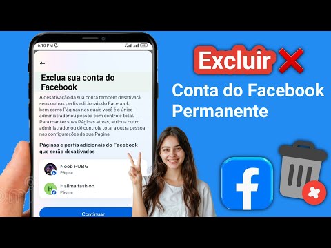 Como EXCLUIR CONTA DO FACEBOOK DEFINITIVAMENTE | Atualizado 2025