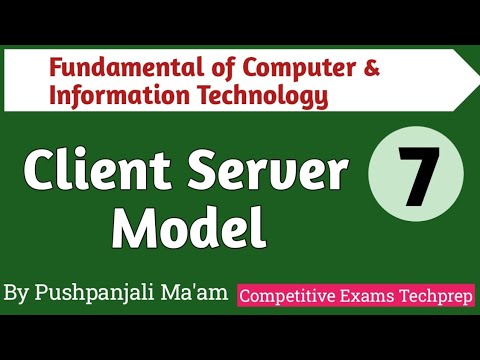 Client Server Model in Fundamental of Computer & Information Technology (FCIT) in Hindi