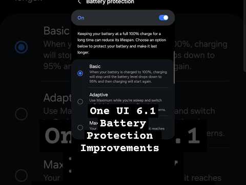 See What's Changed in Battery Protection