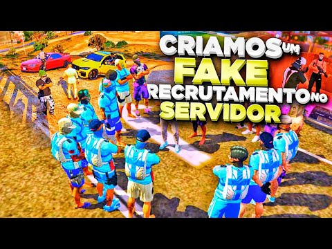 Criamos NO SERVIDOR DO PAULINHO LOKO A MAIOR FACÇÃO COM MOD MENU GTA RP