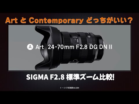 【大三元標準ズーム】SIGMA 24-70mm F2.8 DG DN Ⅱ Art ！Cとの比較も！