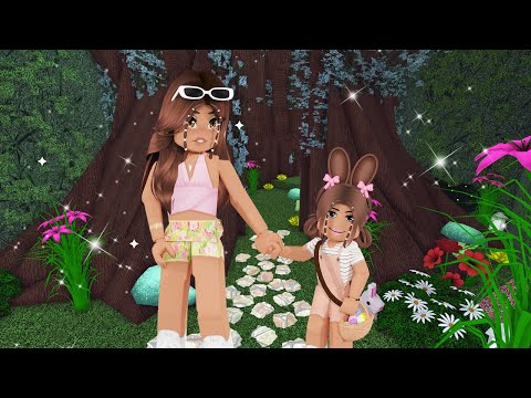 STAYING OVERNIGHT AT THE EASTER BUNNY'S CASTLE!! Roblox Roleplay