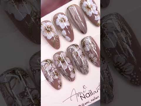 CHROME FLOWER NAIL ART DESIGN #shorts #nail #nailart  #nails #naildesign