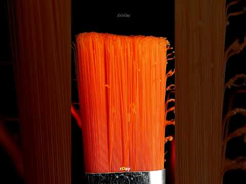 Paint brush melting satisfying up close #urday #satisfying #macro #oddlysatisfying