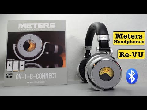 RE-VU Meters Bluetooth Headphones OV-1-B Connect