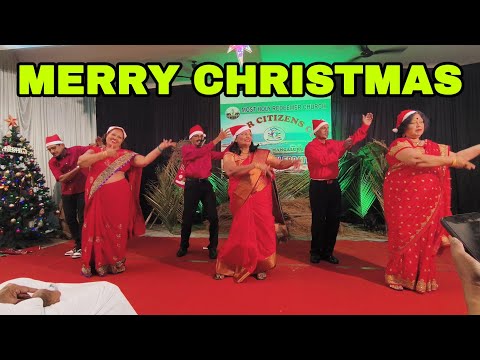 Merry Christmas\ Dance by the Members of Senior Citizen Club Derebail Church| Vlog