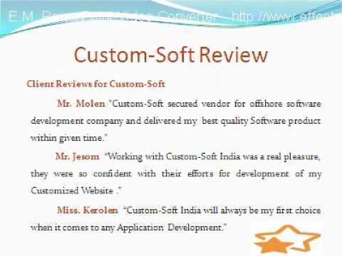 Custom Soft Review