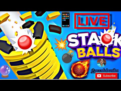 🛑stackballgame #stackballs#Queenlobonika#shortsfeed #stackball #gaming #live