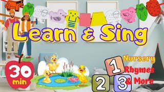 Learn & Sing Kids Video- Nursery Rhymes and More