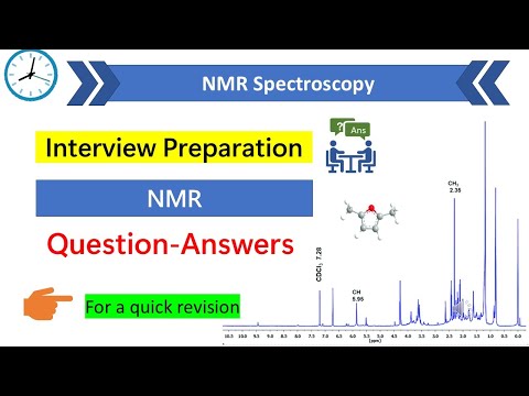 NMR spectroscopy Interview question answer | NMR Spectroscopy