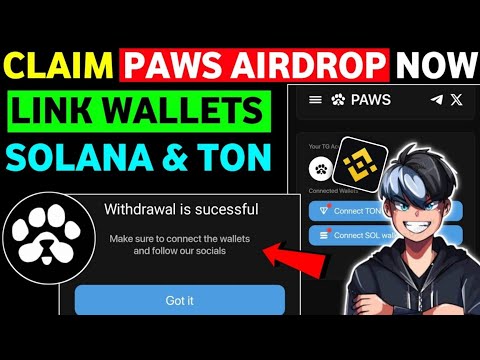 Paws Airdrop claim | Paws Airdrop verify yourself | Paws new update today | paws Airdrop withdrawal