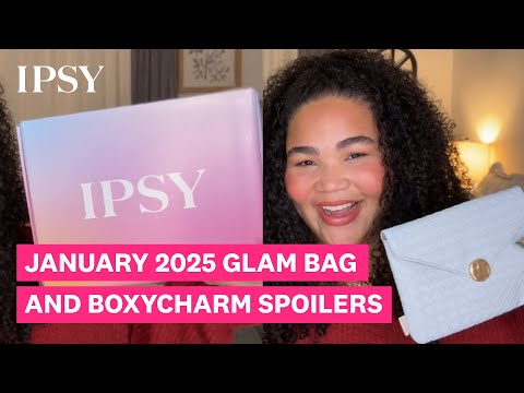 January 2025 Glam Bag and BoxyCharm Spoilers