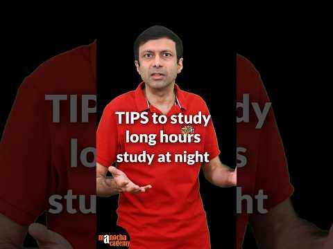 How to Study Efficiently #shorts #YouTube #manochaacademy