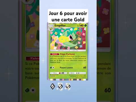 Jour 6 pour avoir une carte Gold ! #pokemon #foryou