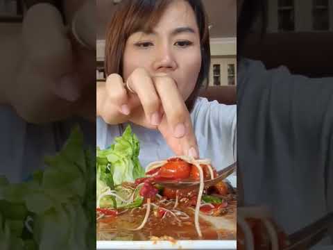 ตำกุ้งสด