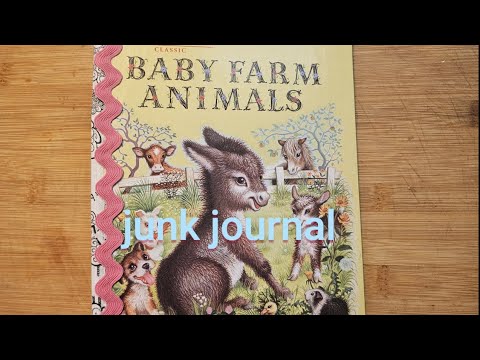 Come see what supplies  I'm using for my  Little Golden Book Junk journal. - I shopped my stash