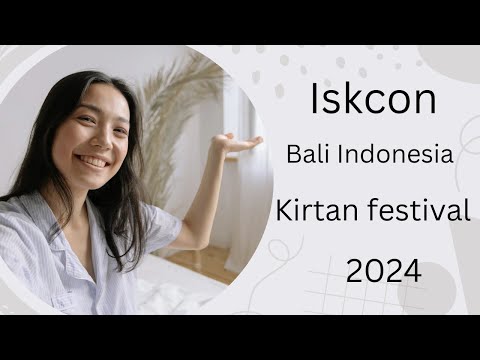 iskcon temple Bali Indonesia kirtan festival 2024 #viralvideo #kirtan #harekrishna