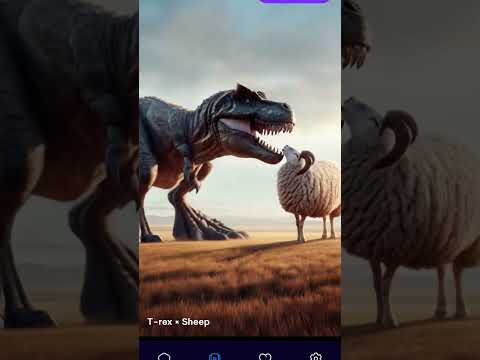 T rex 🦖 x sheep 🐑 #fusion #pubgmobile #pubg #bgmi #hybridanimals #viralshort #shorts #sorts