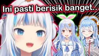 Gura Nyoba Gabikin Zeta Terganggu Ketika Liat Trio Biru Digabungin Jadi Satu..